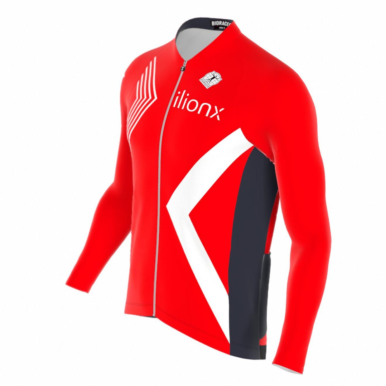 FUTURUM JORIS Fietsshirt Lange Mouwen Rood/Bruin Heren