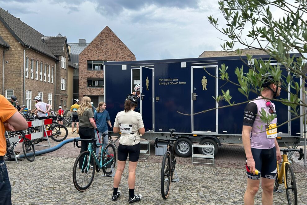 Fons bikes tijdens Limburgs Mooiste