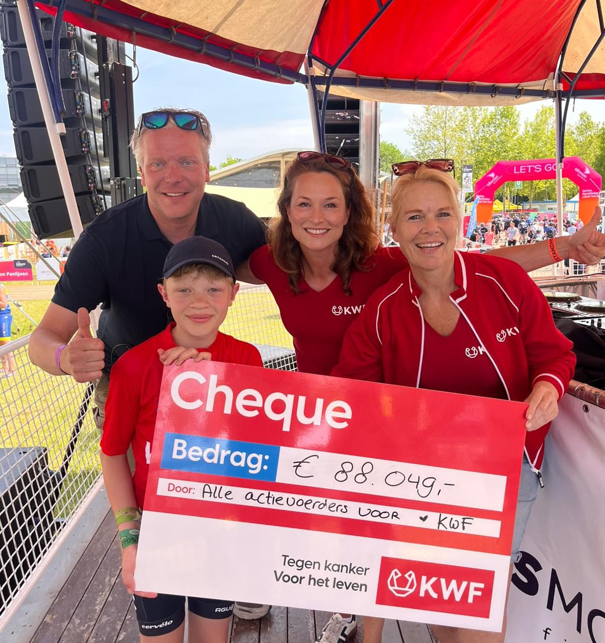 fiets tegen kanker